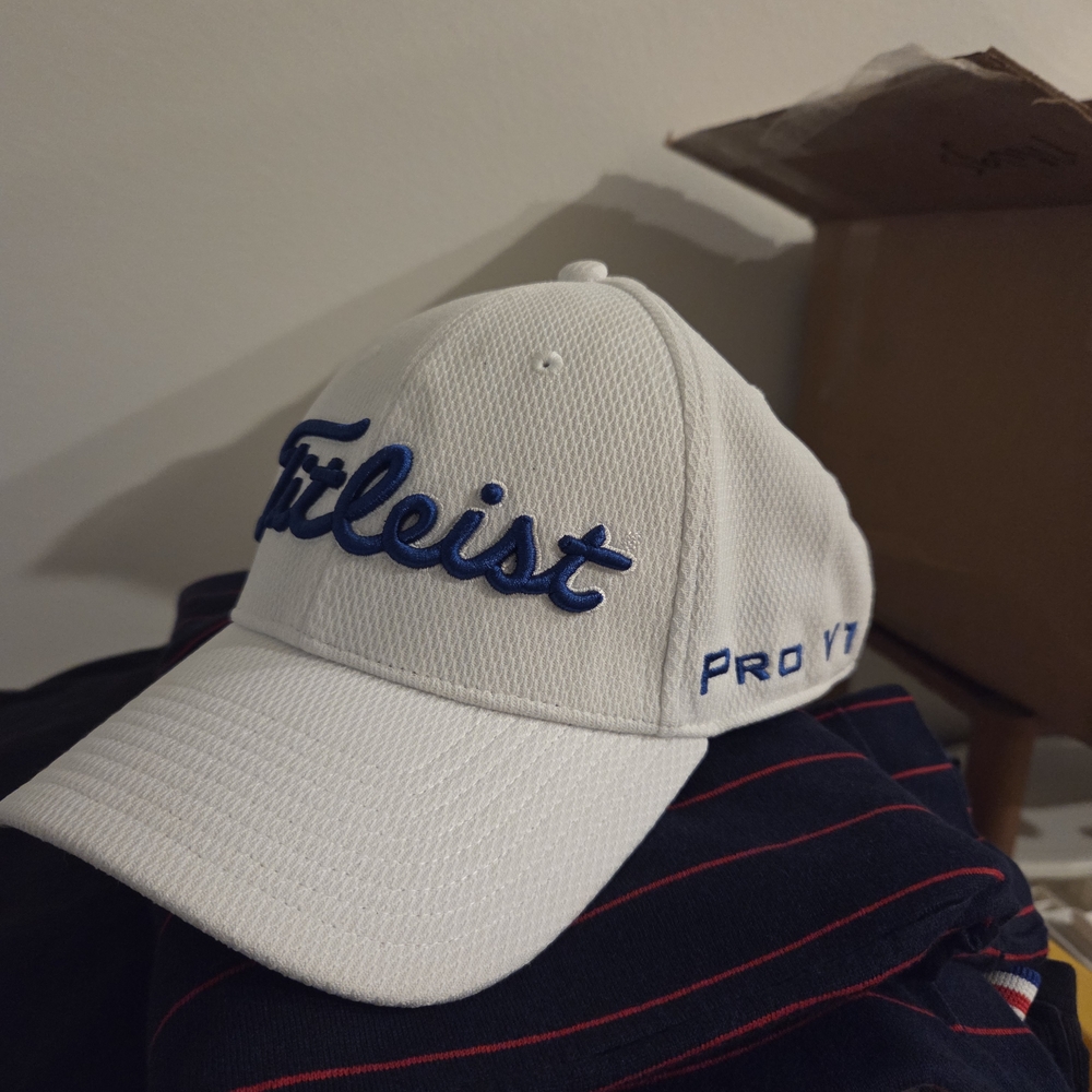 Titleist White and Blue Cap